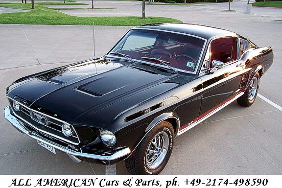 1967 FORD Mustang Fastback SCode BB black